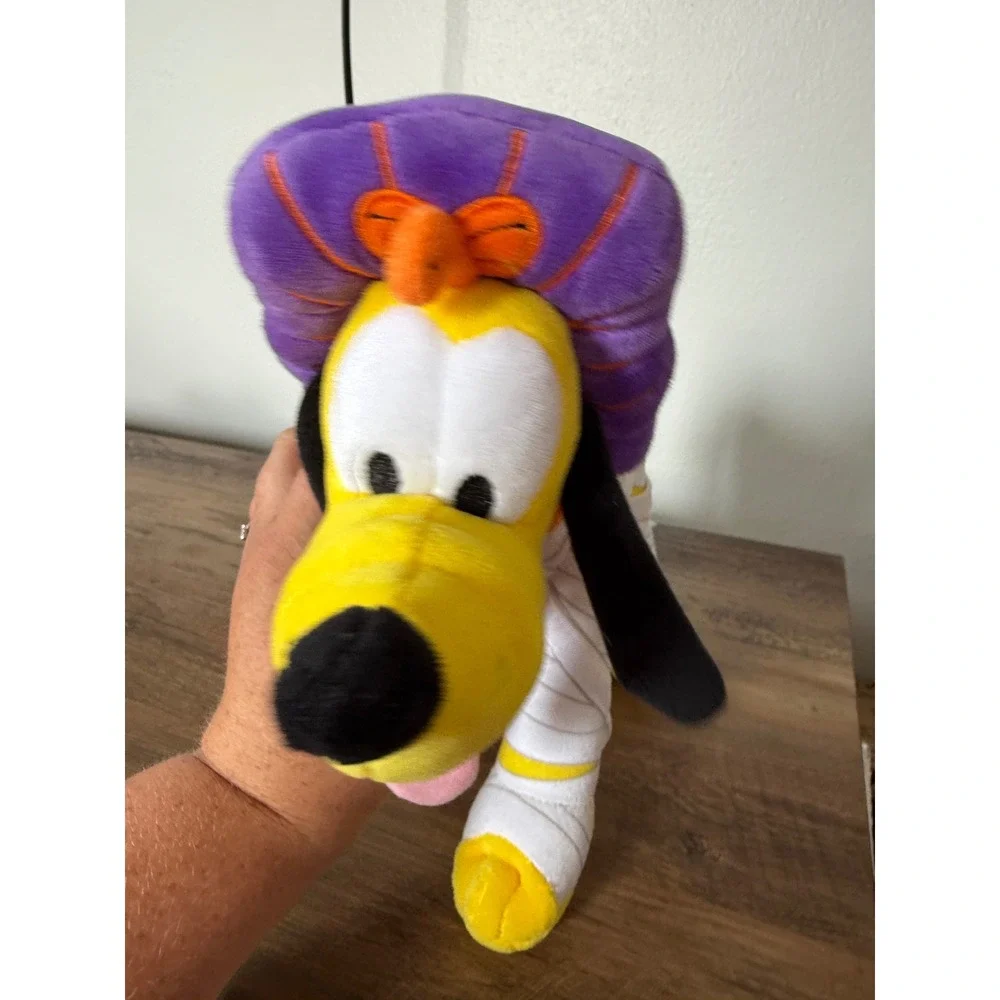 Disney Parks Pluto Mummy Dog Stuffed Animal Plush Halloween 17